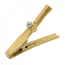 Pince de masse croco laiton...